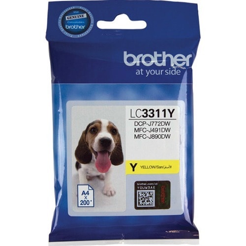 Brother Original Standard Yield Inkjet Ink Cartridge - Yellow Pack - 200 Pages
