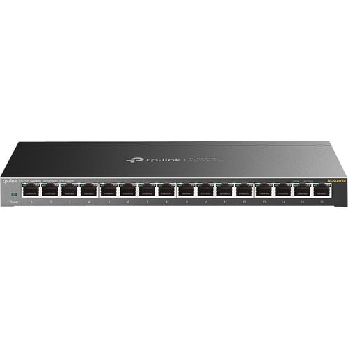 TP-Link TL-SG116E 16 Ports Ethernet Switch - Gigabit Ethernet - 10/100/1000Base-T - 2 Layer Supported - 9.19 W Power Consu