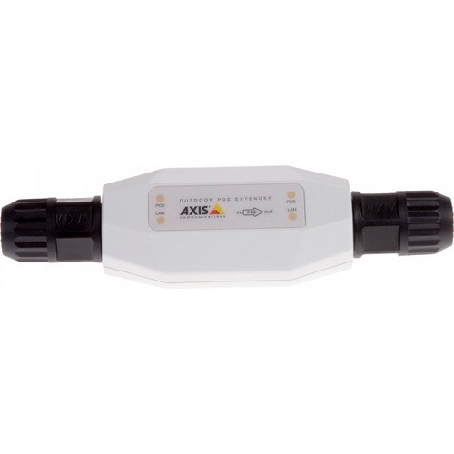 AXIS T8129-E Outdoor PoE Extender - Network (RJ-45) - 328.08 ft (100000 mm) Extended Range