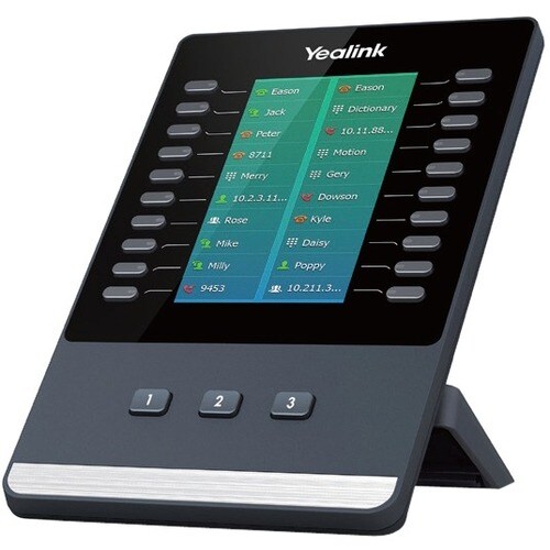 Yealink EXP50 Phone Expansion Module - Black - 10.9 cm (4.3") LCD