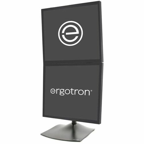 Ergotron DS Series DS100 Dual Monitor Desk Stand, Vertical. Capacité de charge maximale: 20,9 kg, Taille maximale de l’écr