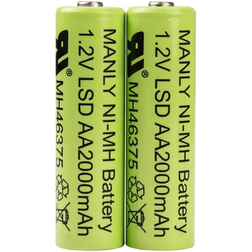 Batterie Socket Mobile - Nickel-métal hydrure (NiMH) - 2 - Pour Scanner de code à barre - AA - 2000 mAh Shelf Life