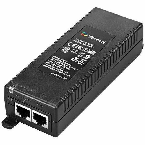 Microchip PD-9001GR PoE -Injektor - 120 V AC, 230 V AC Eingang - 55 V DC Ausgang - 1 x 10/100/1000Base-T Eingangsport(s) -