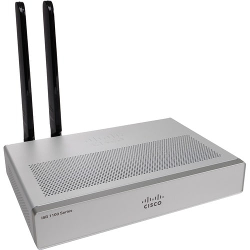 Cisco 1100 C1101-4PLTEP Router - 5 Ports - Management Port - Gigabit Ethernet - Desktop, Rack-mountable