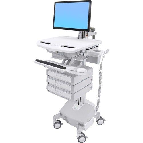 STYLEVIEW CART+LCD PIVOT SLA POWERED 3 DRAWERS EU