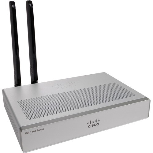 Cisco 1100 C1101-4PLTEP Router - 5 Portas - Porta de gestão - Gigabit Ethernet - Secretária, Montável sobre rack