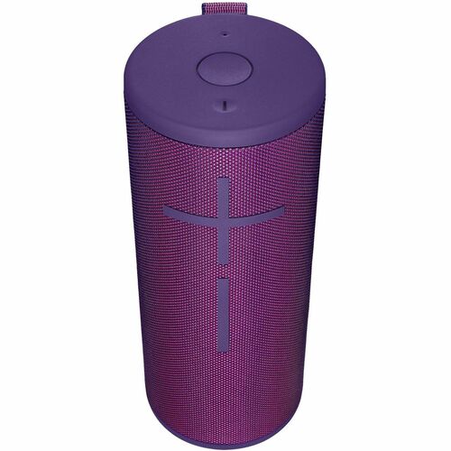 Logitech BOOM 3 Portable Bluetooth Speaker System - Ultraviolet Purple - Battery Rechargeable - USB