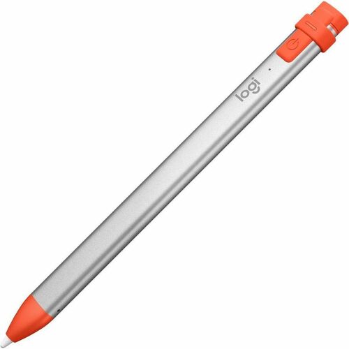 Logitech Crayon Stylus - Active - Replaceable Stylus Tip - Orange - Tablet PC Device Supported