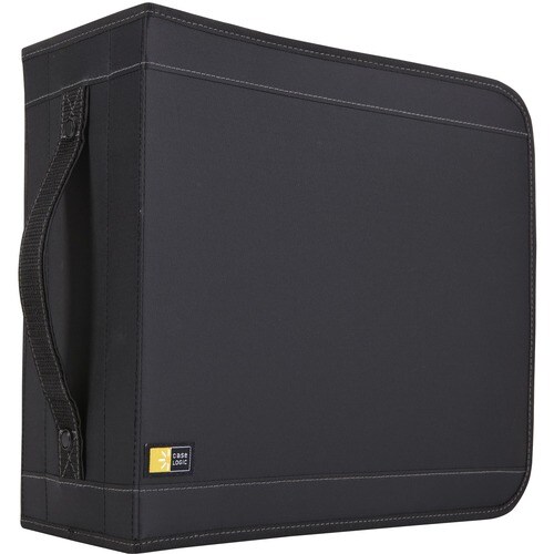 Case Logic CDW-320 BLACK Optical Disc Case - Wallet - Nylon - Black - 336 CD/DVD