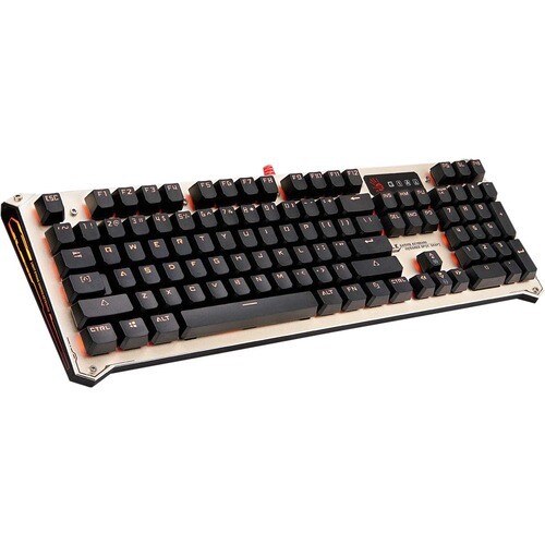 Bloody Gaming Optical Mechanical Gaming Keyboard, Backlit Adjustable - Cable Connectivity - USB Interface - Multimedia Hot