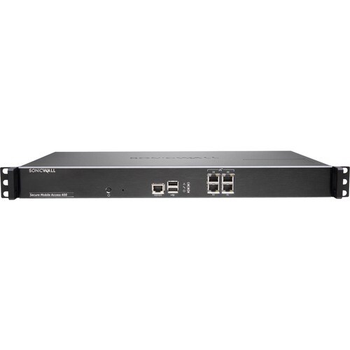 SonicWall SMA 400 Network Security/Firewall Appliance Support/Service - TAA Compliant - 4 Port - 10/100/1000Base-T - Gigab
