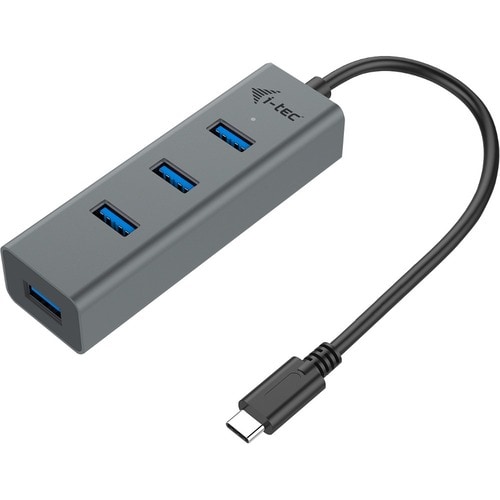 i-tec USB Hub - USB Type C - External - 4 Total USB Port(s) - 4 USB 3.0 Port(s) - Linux, PC, Mac