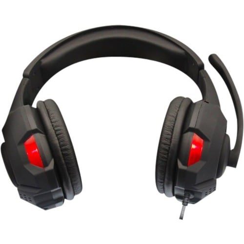 Auriculares Naceb Cableado Sobre la cabeza - Negro/Rojo - Circumaural - Mini-phone (3.5mm)