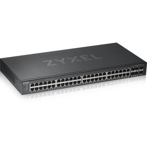ZYXEL GS1920 GS1920-48V2 48 Ports Manageable Ethernet Switch - 4 Layer Supported - Modular - 6 SFP Slots - Twisted Pair, O