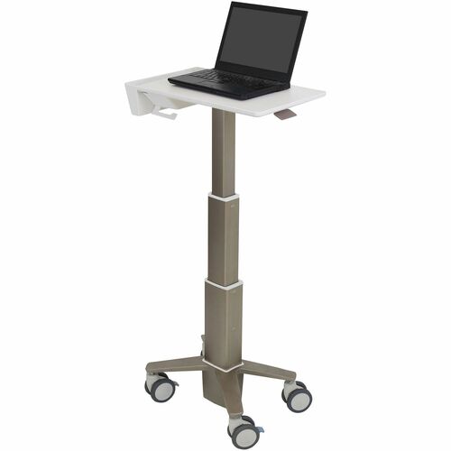 Ergotron CareFit Laptop-Wagen - 5,40 kg Belastbarkeit - 4 Rollen - 10,16 cm (4 Zoll) Rollengr�ße - Aluminium, Hochwertiger