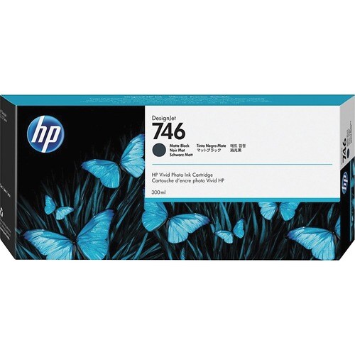 HP 746 Original Inkjet Ink Cartridge - Matte Black Pack - Inkjet