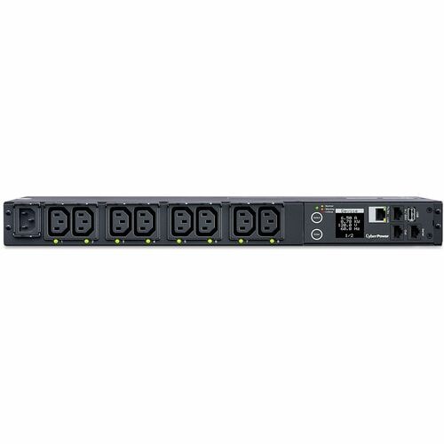 SWITCHED EPDU 1RU HORIZONTAL 12AMP INPUT - SNMP NETWORK CONNECTION - 8X IEC-320 C13 OUT -IEC-320 C14 IN - 2 YRS ADV. REPLA