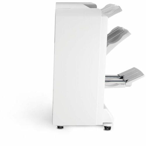Xerox BR Booklet Maker Finisher; 2/3 Hole Punch, Multi-Position Stapling, Saddle-Stitch Booklet Maker, V-Folding, 1500+500