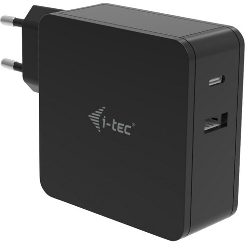 i-tec 60 W AC Adapter - 1 Pack - USB - For Notebook, Tablet PC, Smartphone, MP3 Player, Bluetooth Hands-free, Mobile Phone