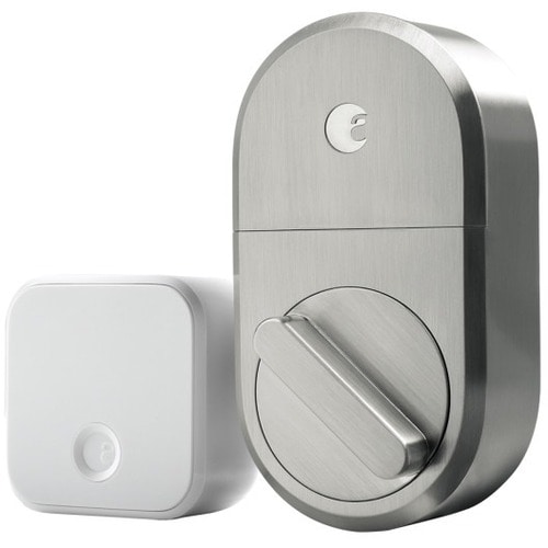 August Smart Lock + Connect - BluetoothSatin Nickel