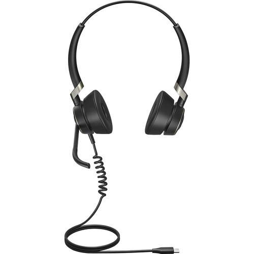 Jabra Engage 50 Wired Over-the-head Stereo Headset - Binaural - Supra-aural - 32 Ohm - 20 Hz to 20 kHz - 120 cm Cable - No