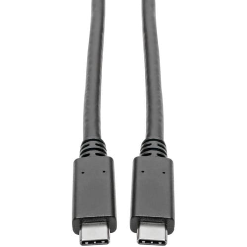 Eaton Tripp Lite Series USB-C Cable (M/M) - USB 3.2, Gen 1 (5 Gbps), USB-IF certified, Thunderbolt 3 Compatible, 6 ft. (1.