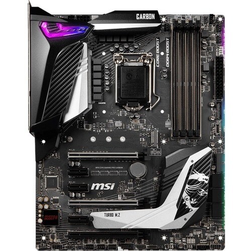 MSI MPG Z390 GAMING PRO CARBON Desktop Motherboard - Intel Z390 Chipset - Socket H4 LGA-1151 - Intel Optane Memory Ready -