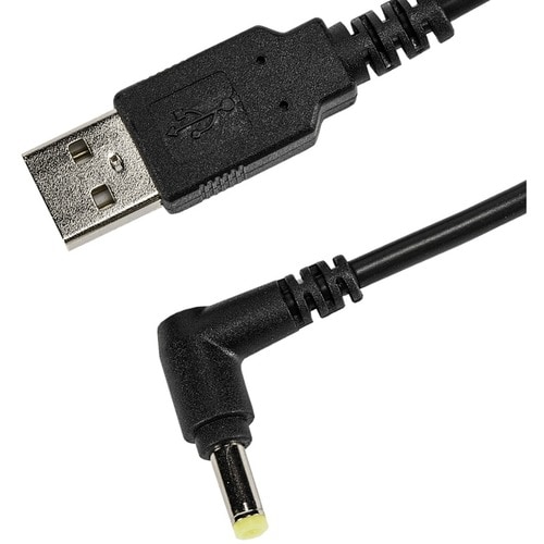 Socket Mobile USB A Male to DC Plug Charging Cable 1.5 meters (4.9 feet) - For Bar Code Scanner - Black - 4.90 ft Cord Len