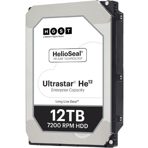 Disque dur HGST Ultrastar He12 - Interne - 12 To - 3.5" Carrier - SAS (12Gb/s SAS) - 512e Format