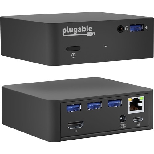 Plugable USB C Dock with 85W Charging Compatible with Thunderbolt 3 and USB-C MacBooks and Select Windows Laptops - (HDMI 