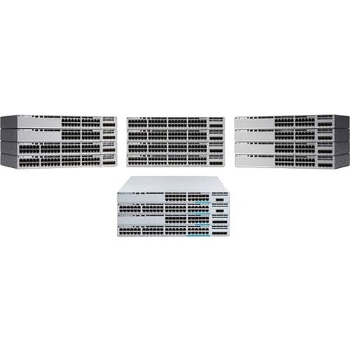 Cisco Catalyst C9200L-48T-4X Layer 3 Switch - 48 Ports - Manageable - Gigabit Ethernet, 10 Gigabit Ethernet - 10/100/1000B