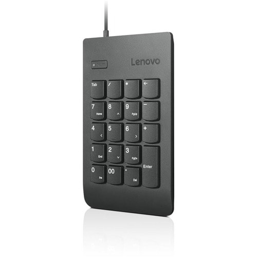 Pavé numérique Lenovo - Câble Connectivité - USB Interface - Noir - 17 Touche(s) - Portable, Tablette - PC