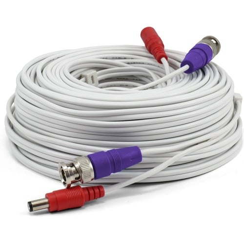 Swann 30 m BNC/Power Video/Power Cable for Camera, Video Device - First End: 1 x BNC Video - Male, 1 x Power - Female - Se