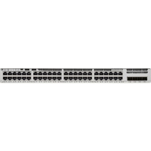 Cisco Catalyst 9200 C9200L-48P-4X 48 Portas Gerenciável Comutador de camada 3 - 3 Camada suportada - Modular - Cabo de par