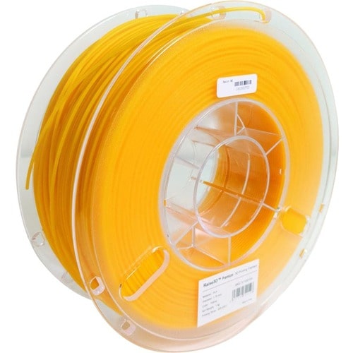 RAISE3D Premium PLA Filament - Yellow - 68.9 mil Filament