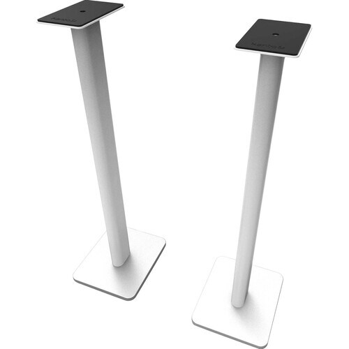 Kanto SP32PLW 32" Bookshelf Speaker Floor Stands, White - 32" Height x 8.90" Width x 10.60" Depth - Floor - Foam, Steel - 