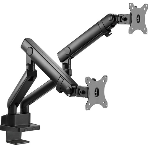 SIIG Aluminum Mechanical Spring Dual Monitor Mount - 17" to 32 - Supports Landscape or Portrait Orientation - VESA 75x75 &