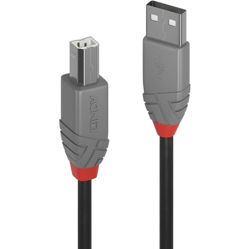 LINDY Anthra Line 5 m USB Datentransferkabel - Erster Anschluss: Anschluss 1: USB A, Stecker - 480 Mbit/s - Abschirmung - 