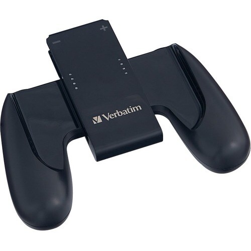 Verbatim Charging Controller Grip For Use with Nintendo Switch Joy-Con Controllers - Black