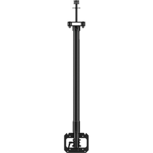 Hanwha Techwin SBP-59PVMB Ceiling Mount for Monitor - Black - 35 lb Load Capacity - 75 x 75, 100 x 100 - Aluminum, Steel