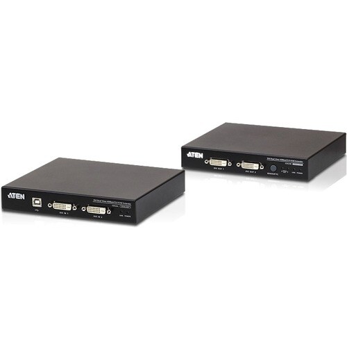 ATEN CE624 KVM Console/Extender - Wired - 2 Computer(s) - 1 Local User(s) - 150 m Range - WUXGA - 1920 x 1200 Maximum Vide