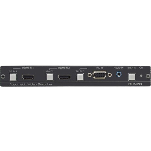 Kramer MegaTOOLS DIP-20 Audio/Video Switchbox - Cable - 4K - Twisted Pair - 3 Input Device - 1 Display - Display, Computer