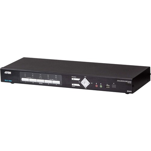 ATEN MultiView CM1164A KVM Switchbox - 4 Computer(s) - 1 Local User(s) - 1920 x 1200 - 2 x Network (RJ-45) - 8 x USB - 5 x