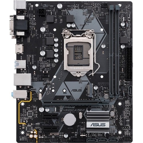 Asus Prime H310M-A R2.0 Desktop Motherboard - Intel H310 Chipset - Socket H4 LGA-1151 - Micro ATX - Core i7 Processor Supp