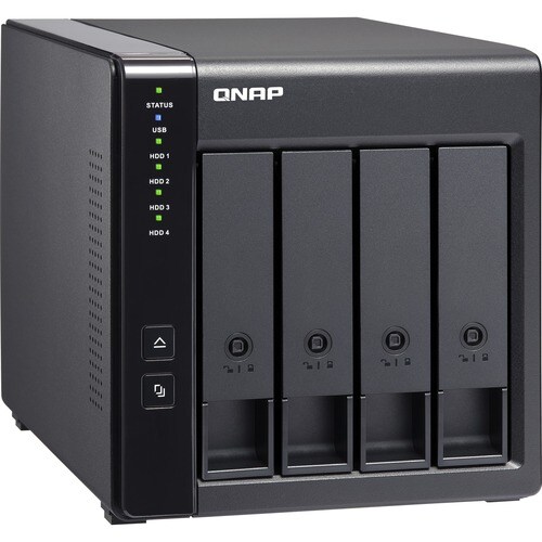 QNAP TR-004 4 x Gesamtzahl Einschübe DAS-Speichersystem Desktop - Serial ATA/600 Steuerung - RAID-Unterstützung - 0, 1, 5,