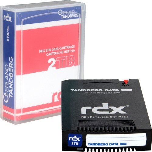 Tandberg RDX QuikStor Robust Festplattenlaufwerkkassette - Extern - 2 TB - USB