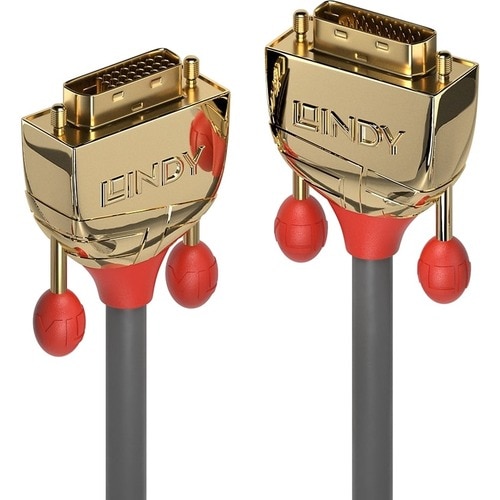 LINDY Gold 1 m DVI-D Video Cable for Video Device - First End: 1 x DVI-D (Dual-Link) Digital Video - Male - Second End: 1 