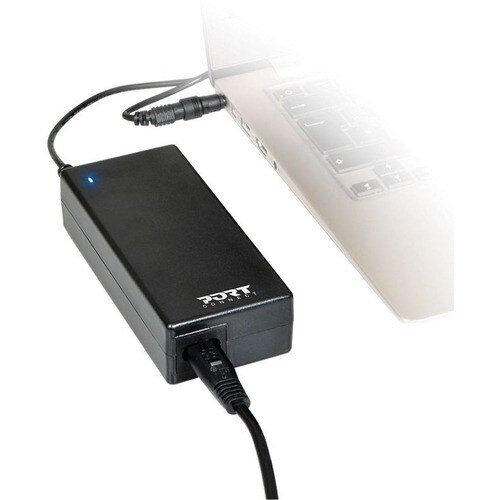 Port 90 W AC Adapter - 1 Pack - Universal Adapter - For Notebook - 120 V AC, 230 V AC Input - 19 V DC Output - 4.74 A