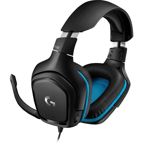 Logitech G432 Wired Over-the-head Stereo Gaming Headset - Binaural - Circumaural - 5 Kilo Ohm - 20 Hz to 20 kHz - 200 cm C