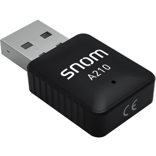 Snom A210 Wi-Fi Adapter für IP-Telefon - IEEE 802.11ac - USB 2.0 - 433 Mbit/s - 2,40 GHz ISM - 5 GHz UNIIExtern